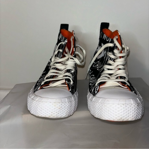 CONVERSE UNT1TL3D Hi Not a Chuck Black Men’s Graphic Sneakers Size 7.5 - Picture 5 of 9